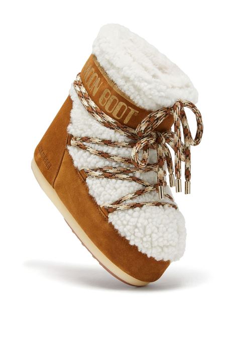 stivali  icon low shearling donna whisky MOON BOOT | 80D1409580MA03